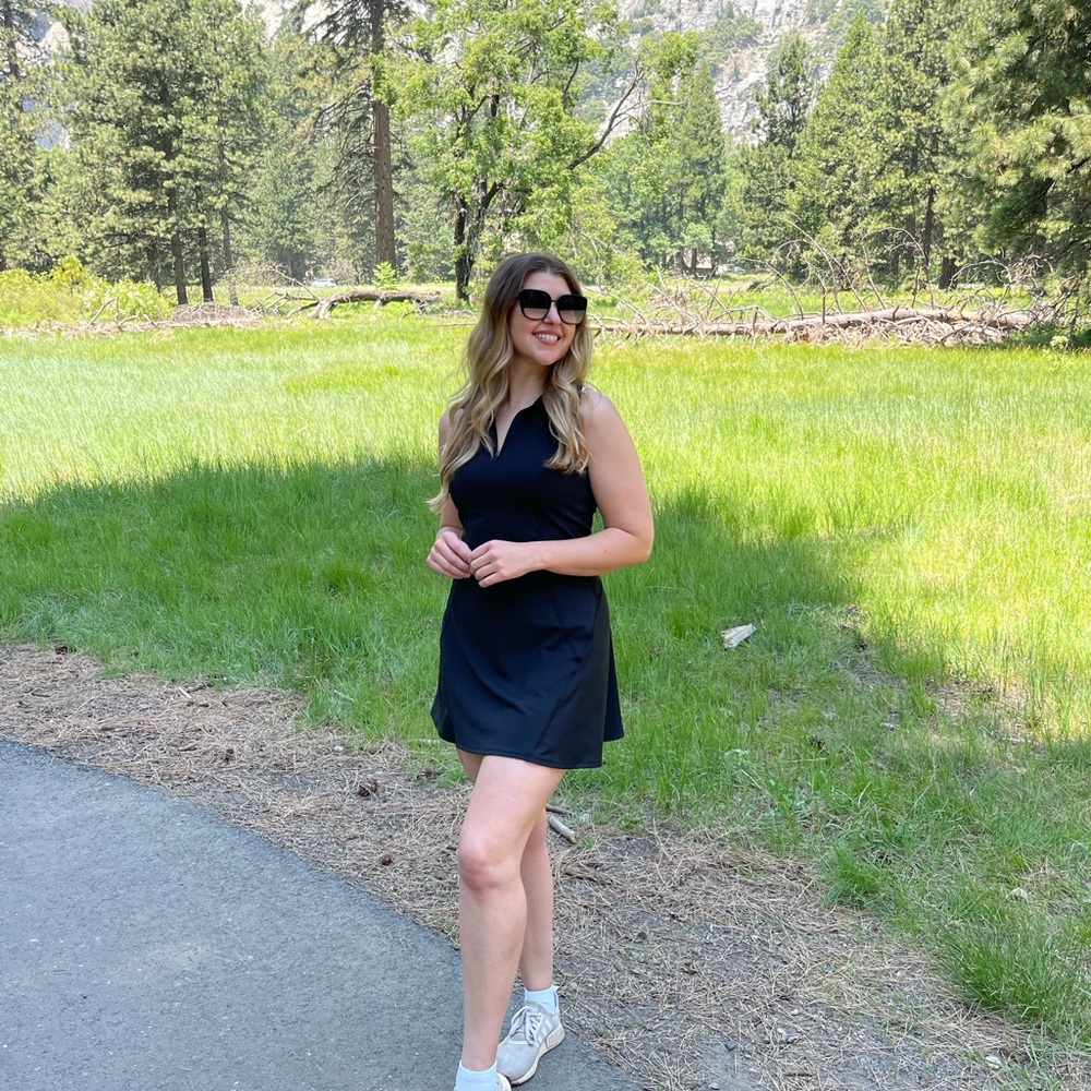 Sports sexy little black dress